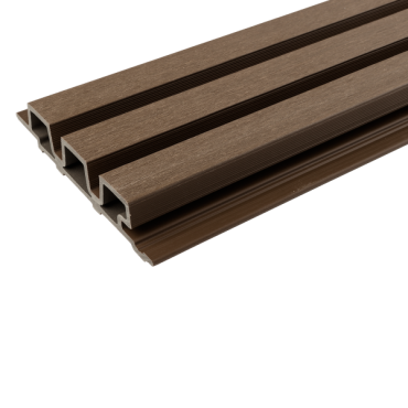 WPC WEO35 Gardenwall Teak 33x170mm E Klasse (wb 140mm) FSC®100% FSC®-C003450 - lengte 290 cm