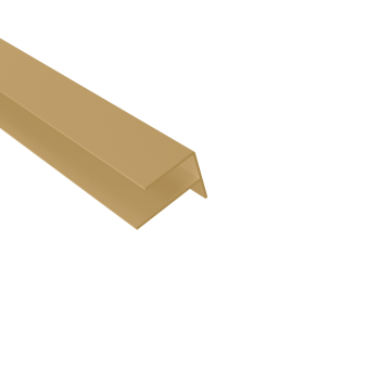 WEO35-60 Alu F-profiel Cedar L-300cm 65x80mm - RAL1011