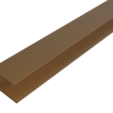 WEO35-60 Alu F-profiel Ipé L-300cm 65x80mm - RAL8028