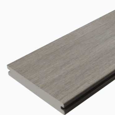 WPC 22,5x138mm Fiberdeck Premium massief Light Grey - lengte 400cm