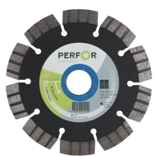 Zaagblad TURBO beton, Ø125, asgat 22.0