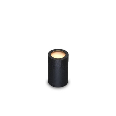 Avis | cirkel zwart grondspot | warmwit | 0,2 watt | OutdoorPro+ | 12 volt