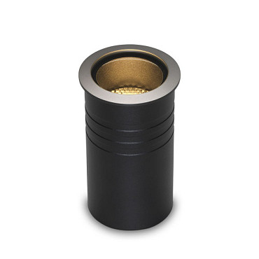 Pego | rond zwart grondspot | warmwit | 7 watt | OutdoorPro+ | 12 volt