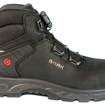 Werkschoenen Boaz hoog zwart + kruipneus mt 42