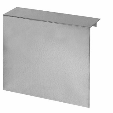 Overzetstuk verzinkt muurelement recht 150x45x15,8 cm