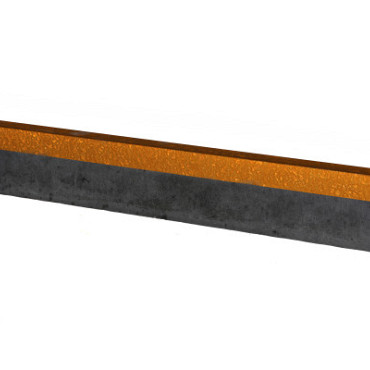 U-profiel corten gelijkzijdig opsluitband 5cm 220x5,1x5,1x5,4 cm
