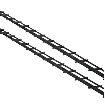 DHZ zwart shutter framewerk, 2 stuks 165 cm t.b.v. 14 planken.