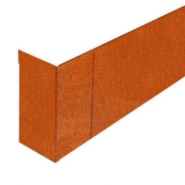 Hoekstuk corten uitwendig 15x28x15 cm