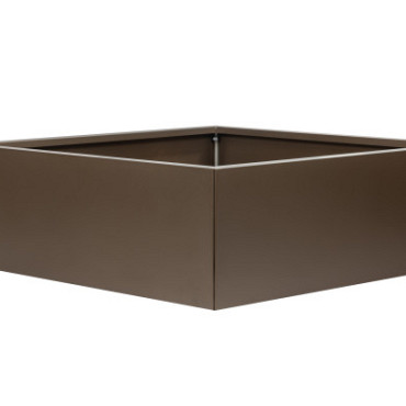 Bloembak vlak - SUPRA BRUIN 60X150X40
