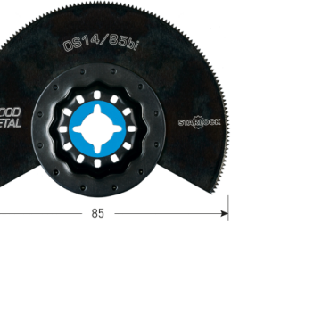 OS 14/85bi Starlock segmentzaagblad Hout/Metaal ø85