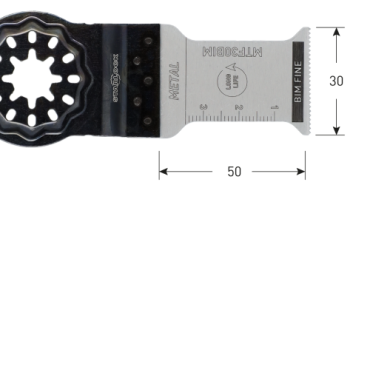 MTF30 BIM Metaal/Hout Starlock invalzaagblad 30x50
