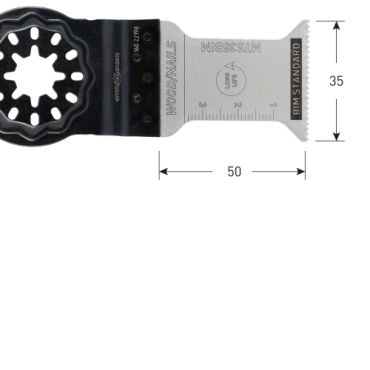 MTS35 BIM Hout/Metaal Starlock invalzaagblad 35x50