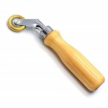 RedFox® aandrukroller smal - messing wieltje