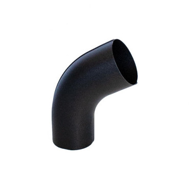 RedFox bocht 60 graden - 90mm - RAL 9005