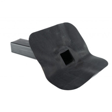 EPDM Dakdoorvoer stadsuitloop 45° 80 x 60mm