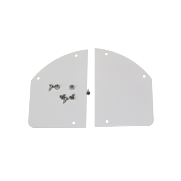 Vario aluminum muuraansluitprofiel - eindset