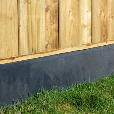 Betonplaat glad 3,5 x 24,0 x 184 cm, antraciet, ongecoat.