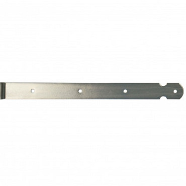 Duimheng, lengte: 600 mm, breedte: 40mm, dikte: 4mm, RVS
