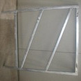 Verstelbaar poortframe 100-80 cm 20 cm uit de hoek