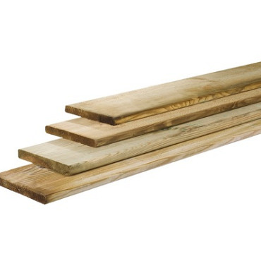 Midden-europees vuren geschaafde plank (diverse maten)