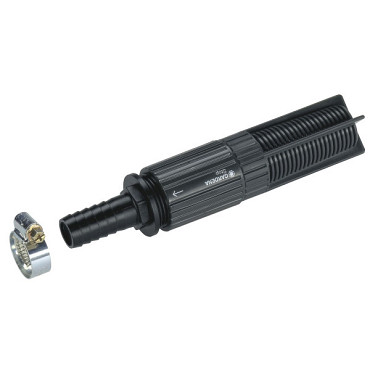Aanzuigslang- aansluitstuk van diam. 19mm (3/4) incl. slangklem