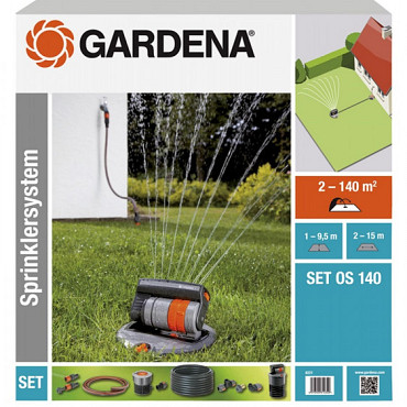 GARDENA Complete set met verzonken zwenksproeier OS 140