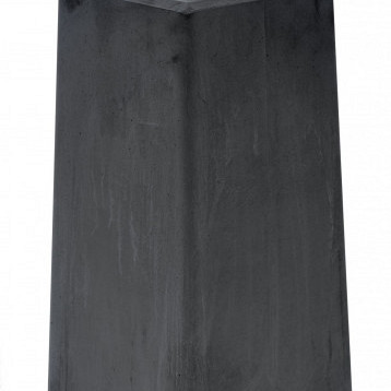 Betonpoer XL 22,5 x 22,5 x 40 cm incl. huls rond 20 mm, antraciet