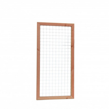 Douglas Betonijzertrellis met maas 7,5 x 7,5 cm, in raamwerk 4,5 x 7 cm, 90 x 180 cm, onbehandeld.