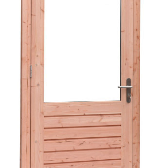 Douglas enkele deur Prestige 6-ruits met dubbelglas onbehandeld rechtsdraaiend 109 x 221 cm