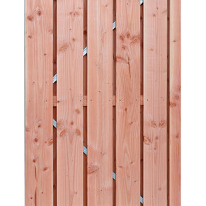 Douglas geschaafde plankendeur op verstelbaar stalen frame, 18 mm, 100 x 190 cm, onbehandeld.