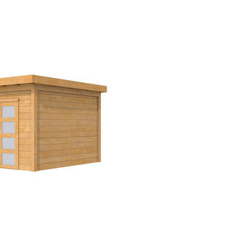 Douglas Topvision Premium tuinhuis Roek 300x300 cm, onbehandeld.