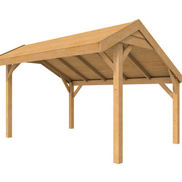 Douglasvision kapschuur Comfort 400 x 250 cm, onbehandeld.