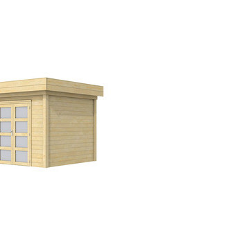 Topvision tuinhuis Bonte Specht 300x250 cm, kleurloos geimpregneerd.