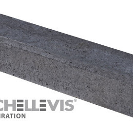 Schellevis betonbiels 100x20x12cm structuur grijs