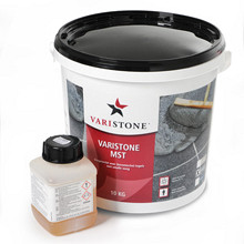 Varistone MST voegmortel 2 komponenten va 3 mm basalt emmer 10 kg