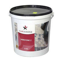 Varistone Z voegmortel 2 komponenten va 5mm basalt emmer 25 kg (t.b.v. courtstones)