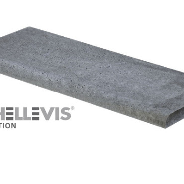 Schellevis zwembadrand 100x40x5 cm Grijs