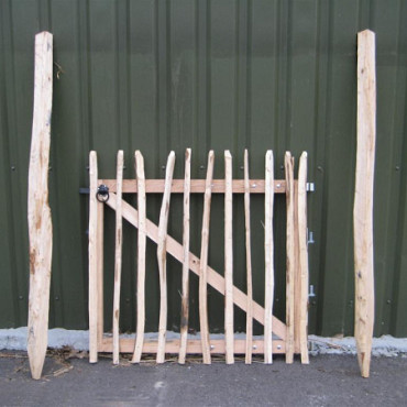 Kastanjehout poort 120x120 cm