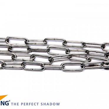 Ketting schalm 4mm lang 2m RVS