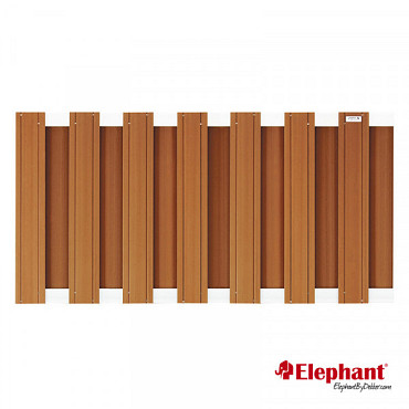 Composiet schuttingscherm Design bruin180x93cm