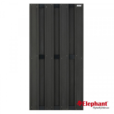 Composiet schuttingscherm Design antraciet 90x180cm