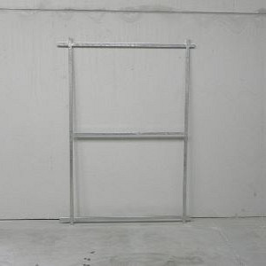 Poortframe voor schuifpoort breed 1365x1900mm - vuurverzinkt