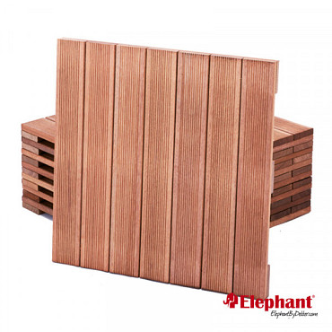 Vlondertegel hardhout bangkirai 90x90cm