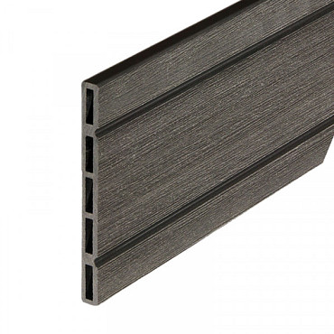 Composiet schuttingplank antraciet 1,3x14,5x180cm set 4st.