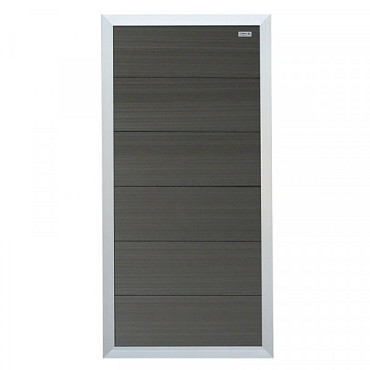 Forte composiet schuttingscherm antra/alu 90x180cm