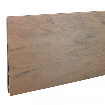 Composiet lamel Zweeds rabat Douala 14x180cm set 2st. (6 sets nodig voor schutting)