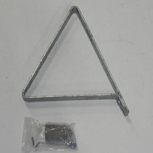 Deurvanger met buffer en windhaak - 240x170x38mm
