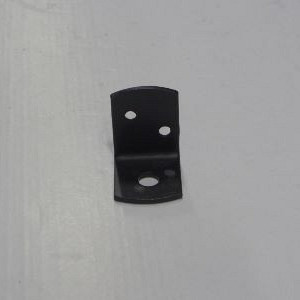 Winkelhaak zonder schroef 40x35x30mm - zwart verzinkt