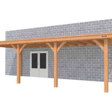 Buitenverblijf aan huis Excellent III, douglas, basismodel L/B, 742x307 cm, onbehandeld.