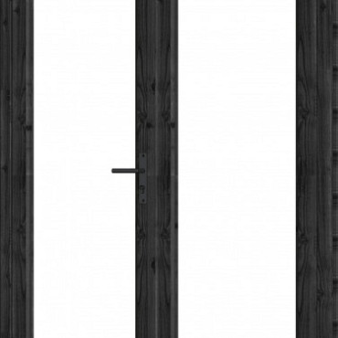 Douglas Steel Look deur dubbel zwart - module 01